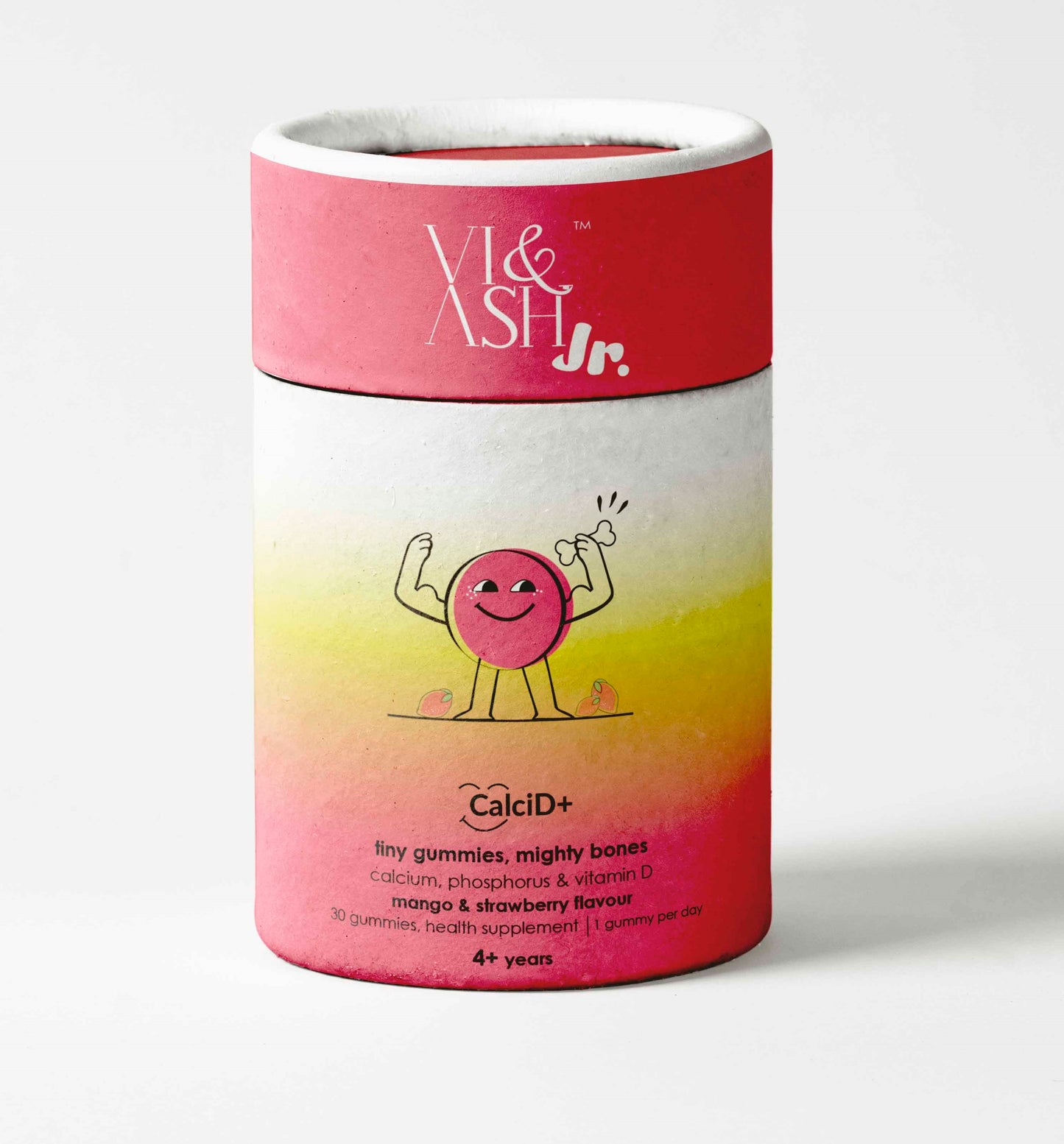 VI & ASH CalciD+ - Gummies for children | Strengthens Bones and Teeth | Supports Growth and Development | Enhances Immune Function | Aids in Muscle Function | Tasty and Fun